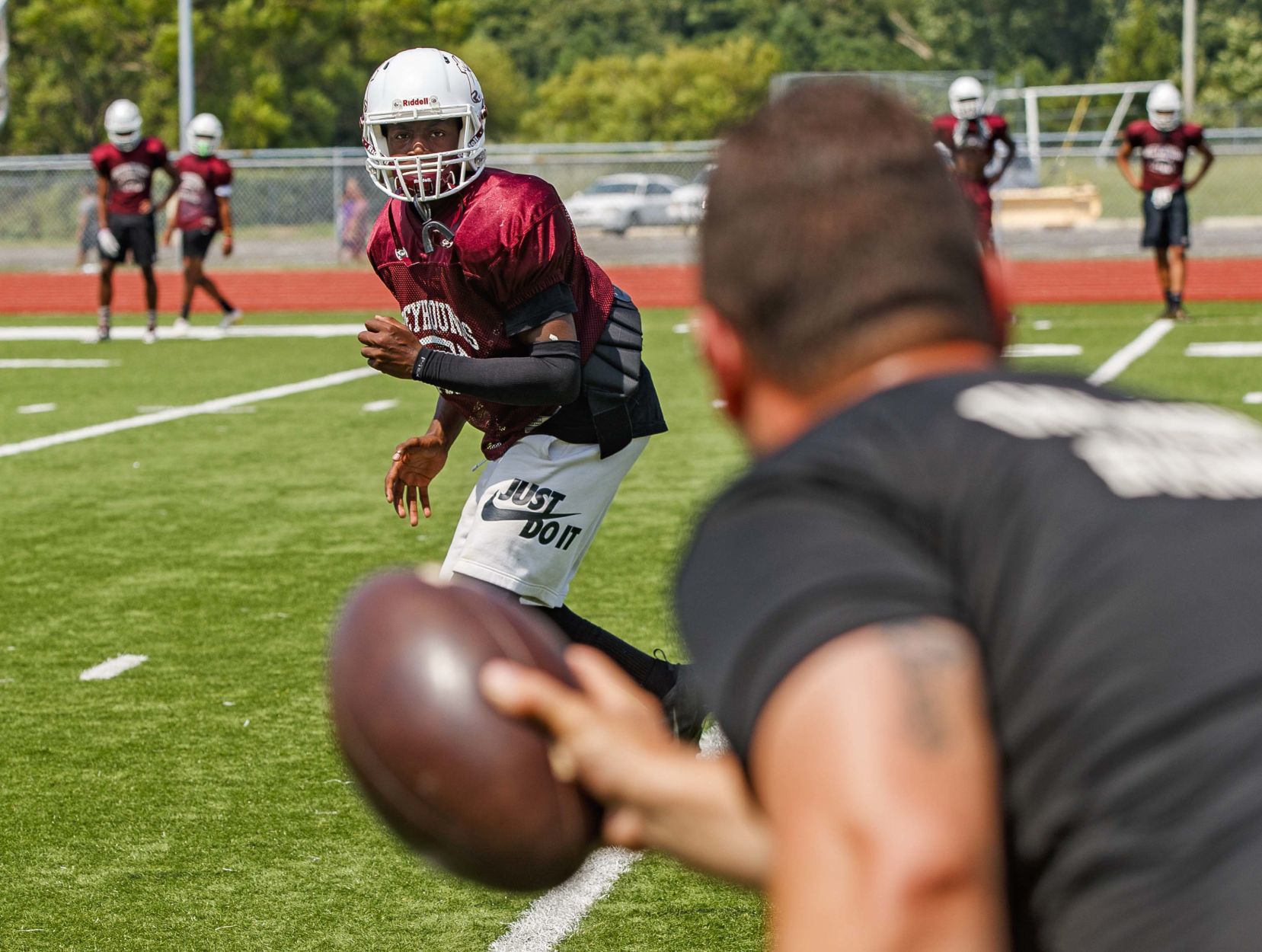 Pleasantville Football Practice
